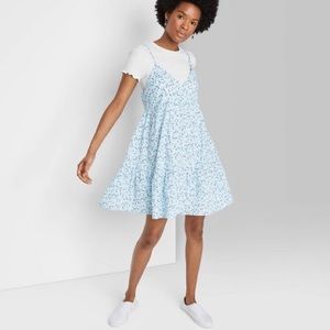 Wild fable blue floral dress